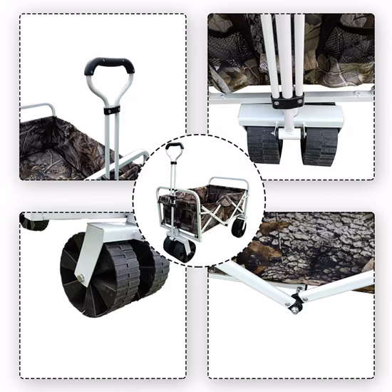 Gt1806 Beach Folding Utility Wagon Trolley Cart for Beach Camping